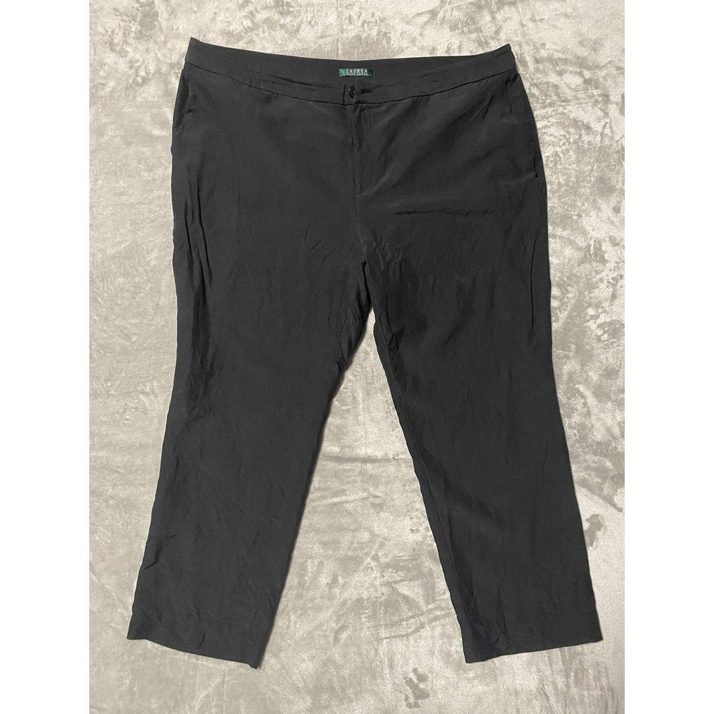 Lauren Ralph Lauren Black Dress Pants Career Casual Women's Size 18W